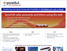 Tablet Screenshot of postful.com